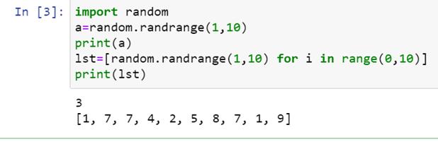 random.randrange function 2