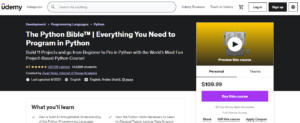 The Python Bible™ (Udemy)
