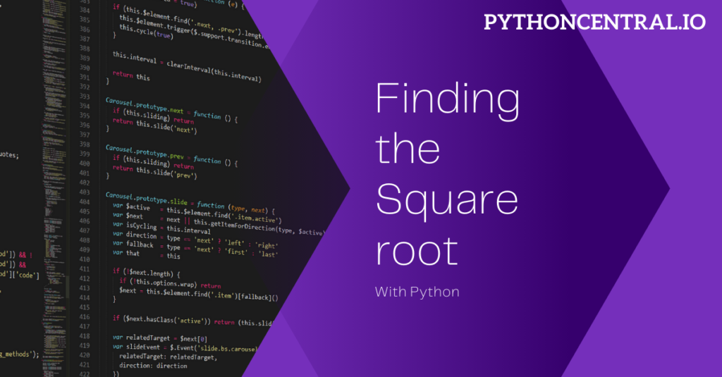 Square root python