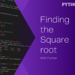 Python square root