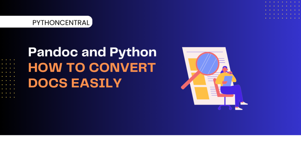 how to convert files with pandoc and python