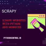 how to scrape dynamic websites with Python Scrapy